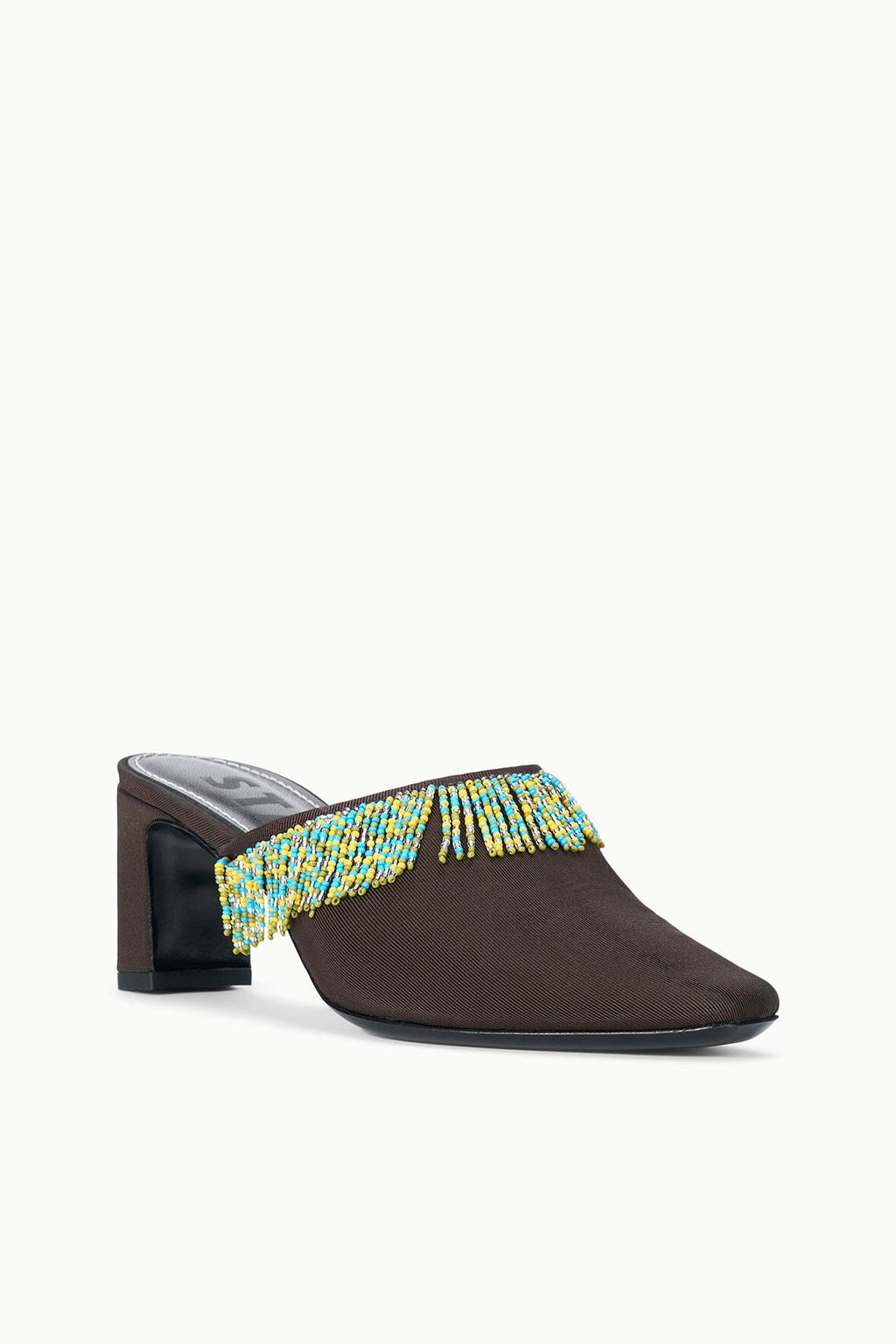 JOANNA KITTEN HEEL MULE | ESPRESSO