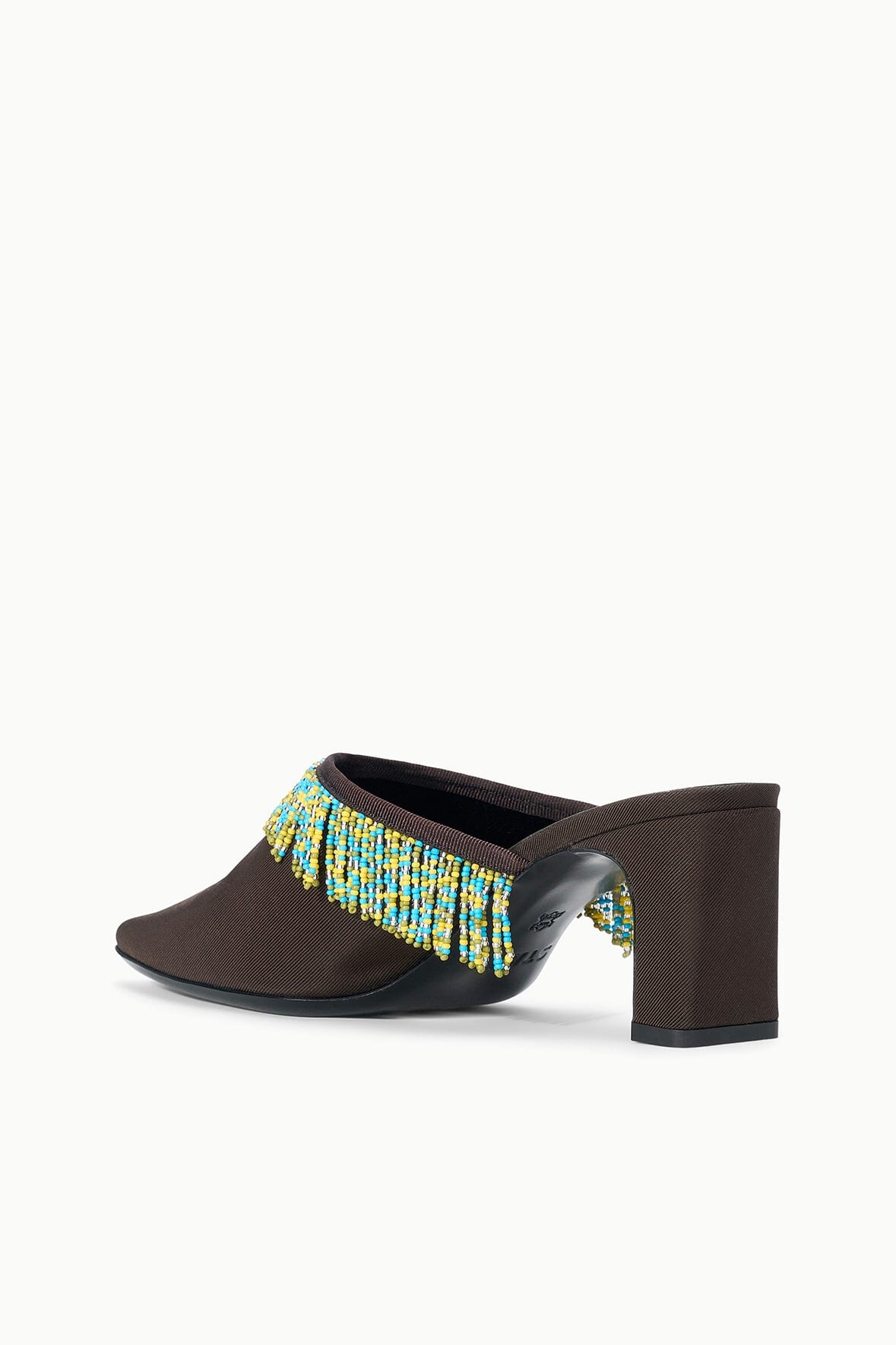 JOANNA KITTEN HEEL MULE | ESPRESSO