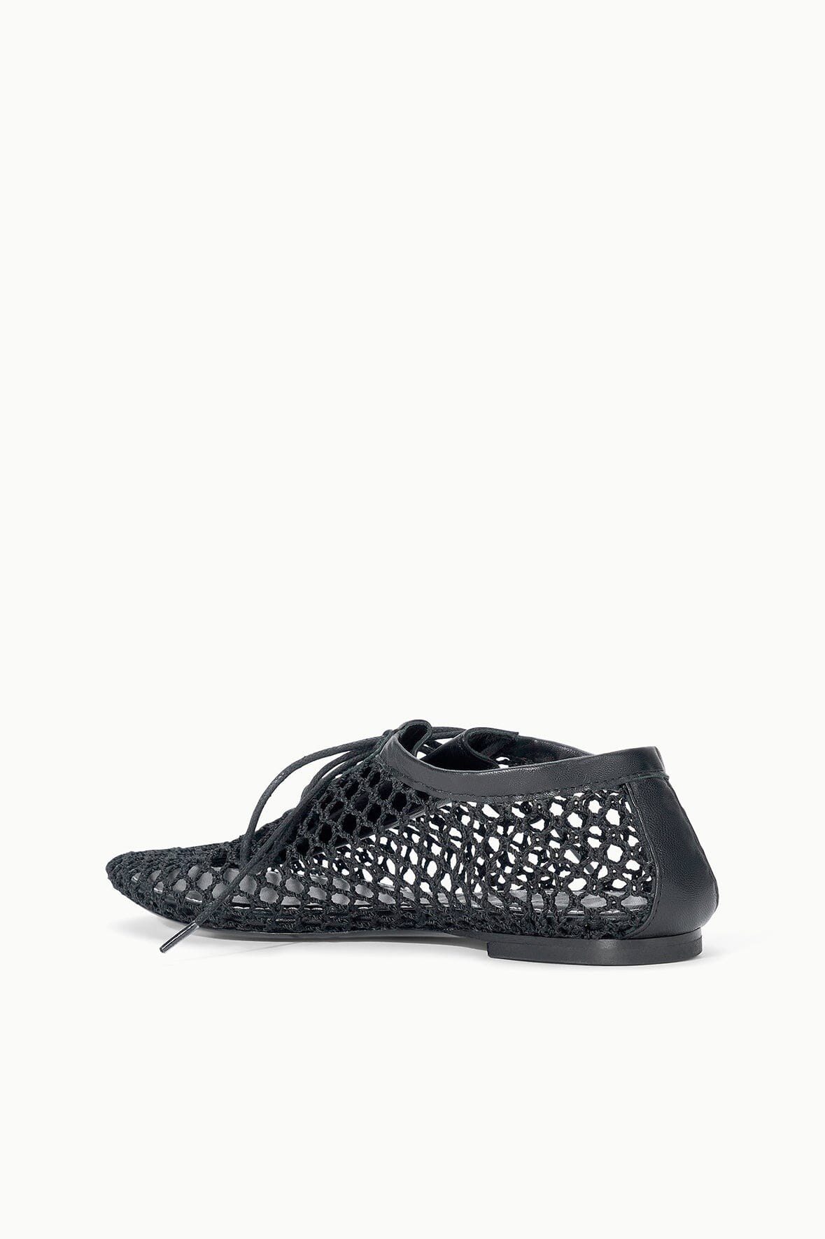 KIT LACE UP FLAT | BLACK
