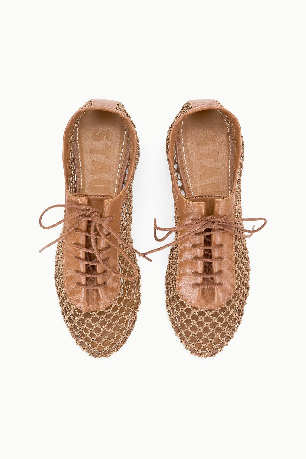 KIT LACE UP FLAT | TAN