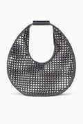 LARGE MOON BAG | ESPRESSO KNOTTED