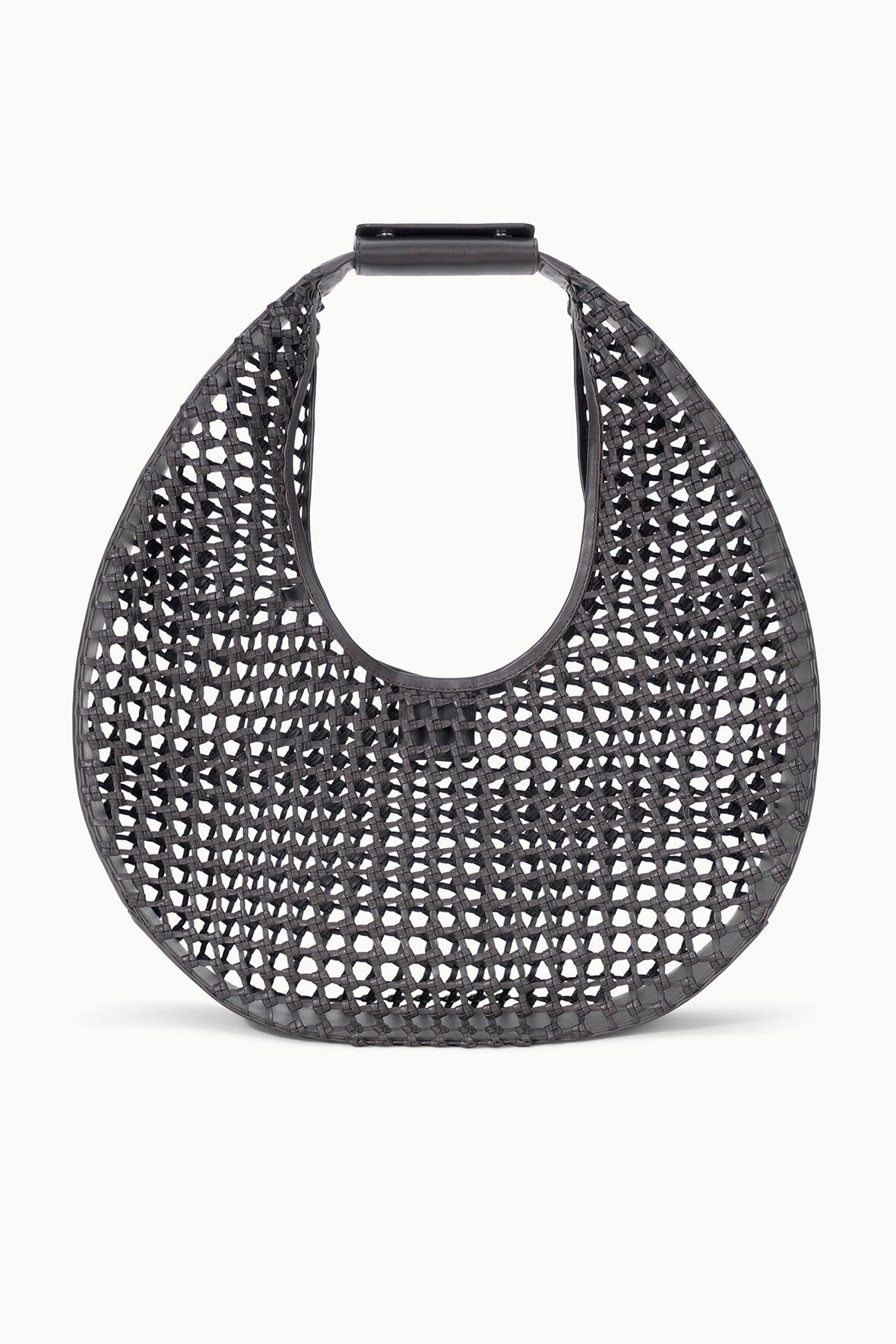 LARGE MOON BAG | ESPRESSO KNOTTED