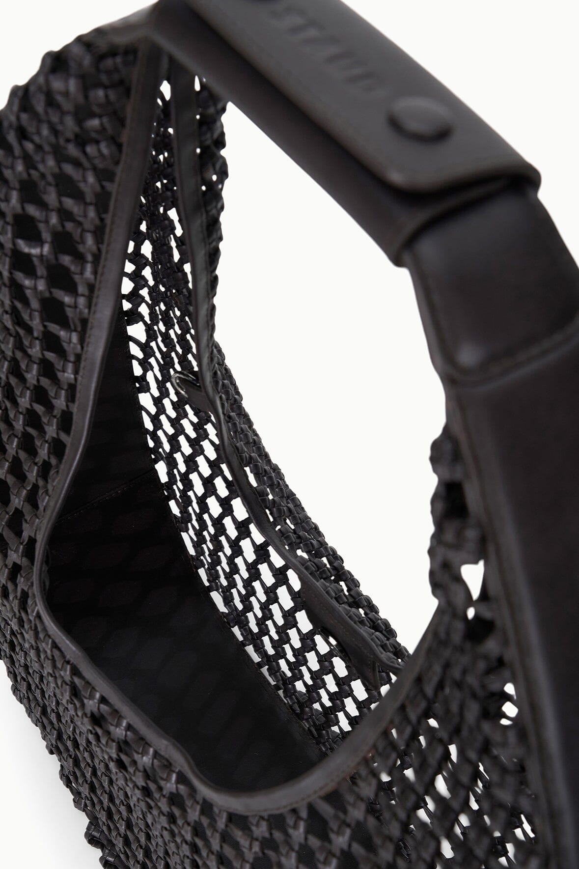LARGE MOON BAG | ESPRESSO KNOTTED