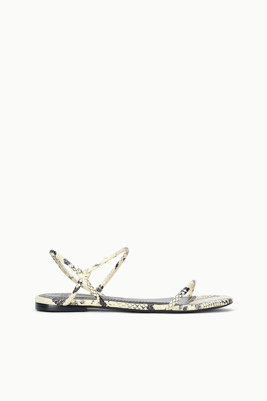 LAUREL SANDAL | WHITE SNAKE