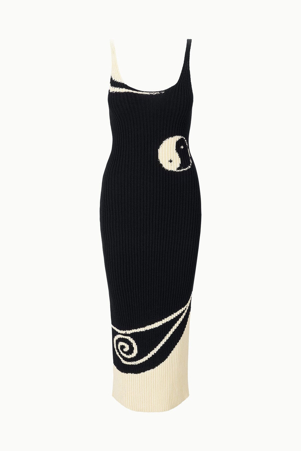 LETA DRESS | BLACK IVORY