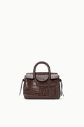 MAUDE MINI CARRYALL | ESPRESSO CROCO