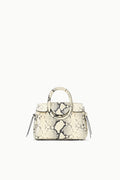 MAUDE MINI CARRYALL | WHITE SNAKE