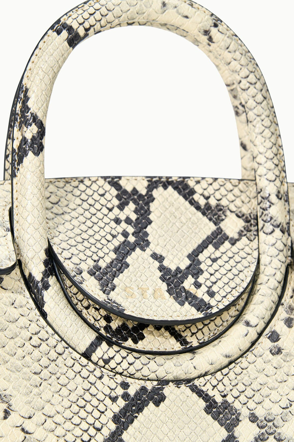MAUDE MINI CARRYALL | WHITE SNAKE