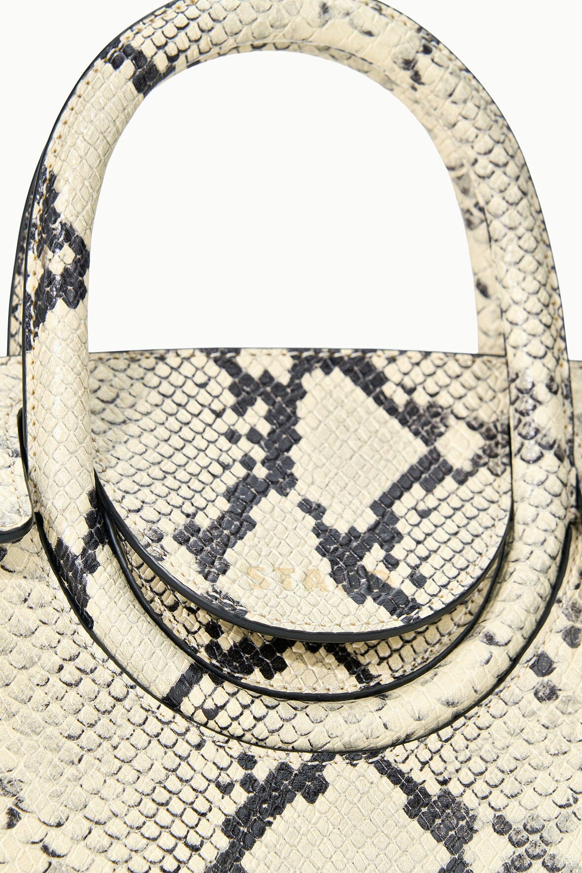 MAUDE MINI CARRYALL | WHITE SNAKE