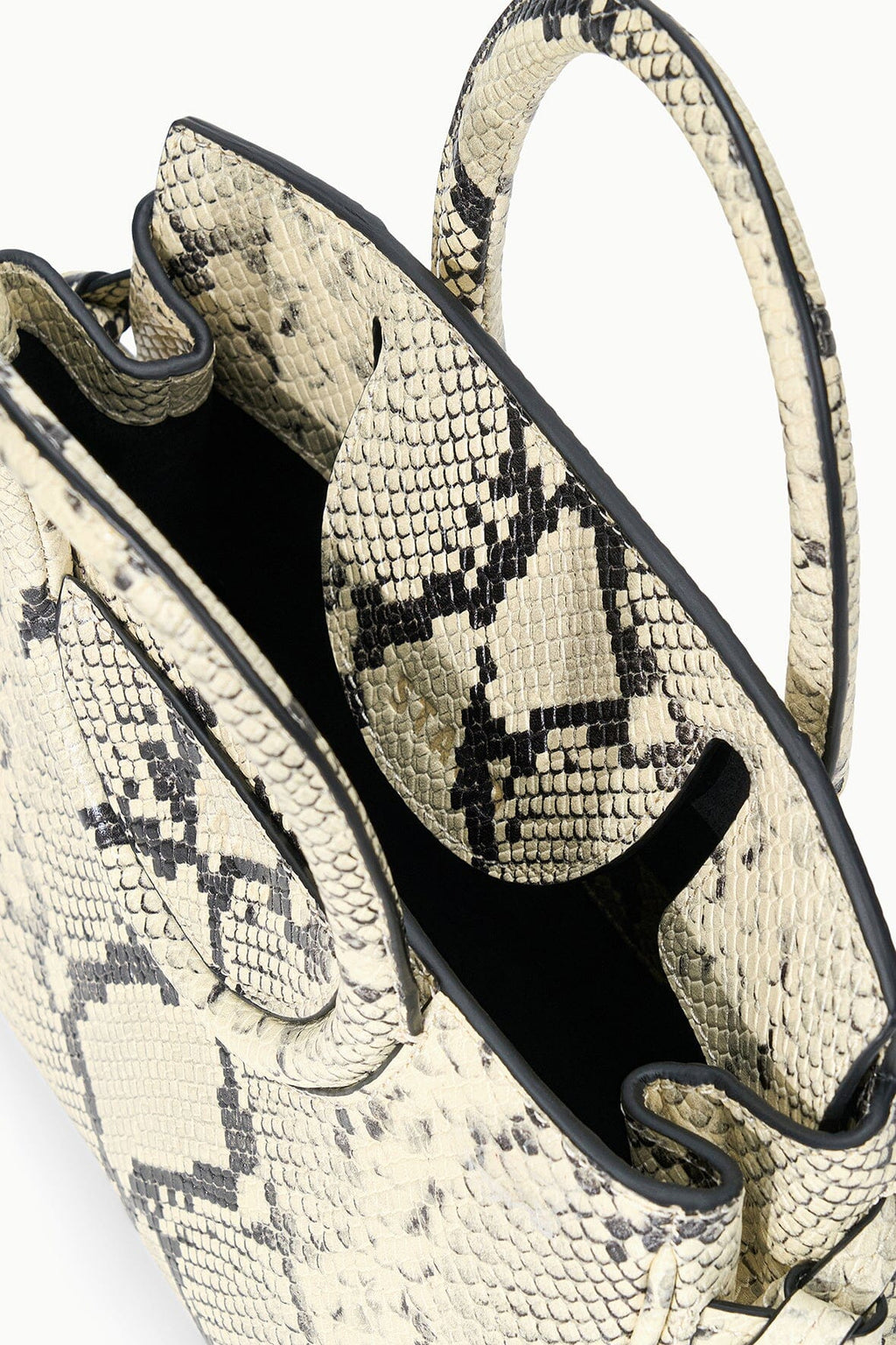 MAUDE MINI CARRYALL | WHITE SNAKE