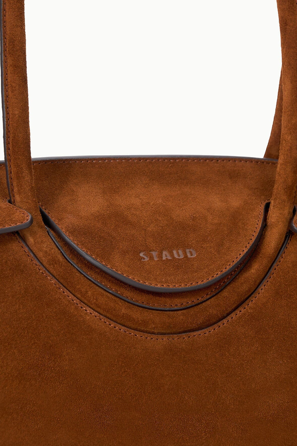 MAUDE SHOULDER BAG | TABAC SUEDE