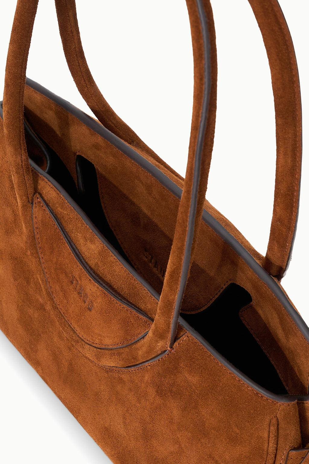 MAUDE SHOULDER BAG | TABAC SUEDE