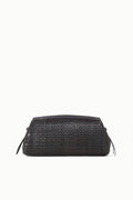 MAUDE SOFT CLUTCH | ESPRESSO WOVEN LEATHER