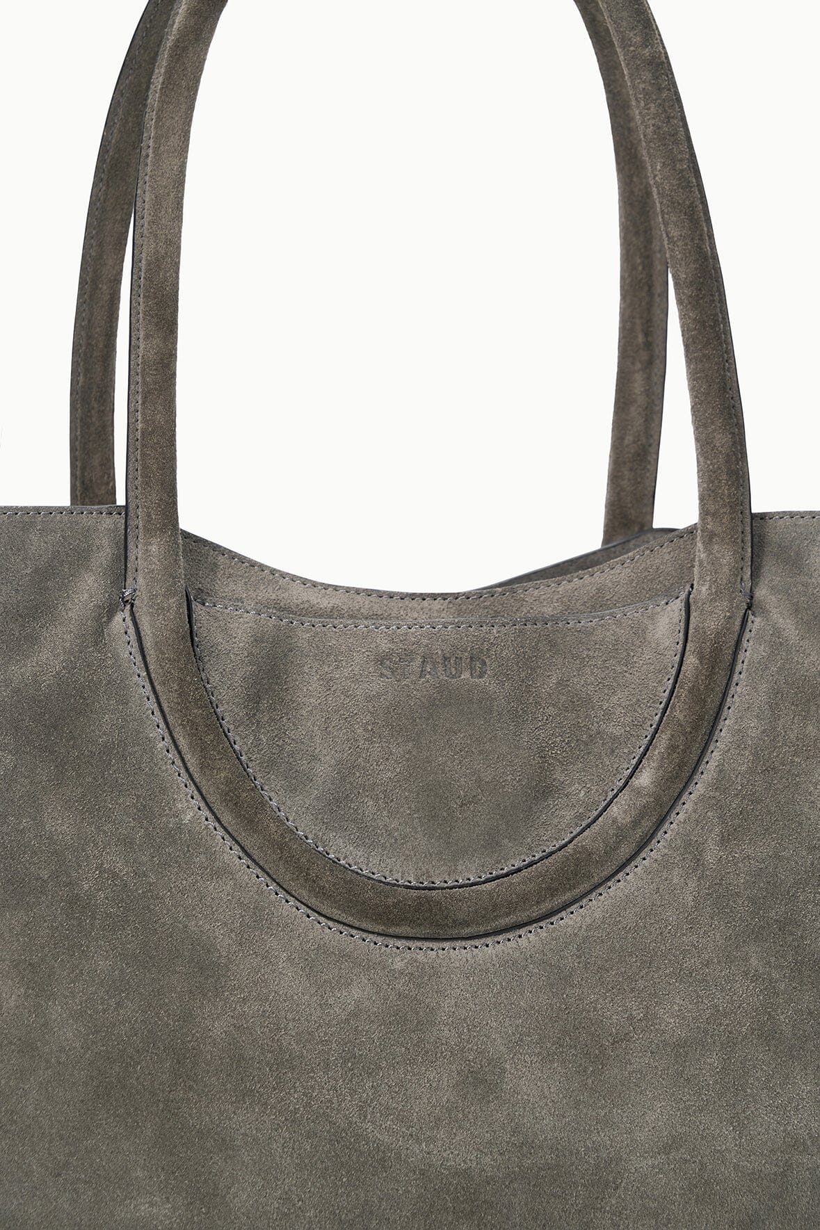 MAUDE TOTE BAG | STORM SUEDE