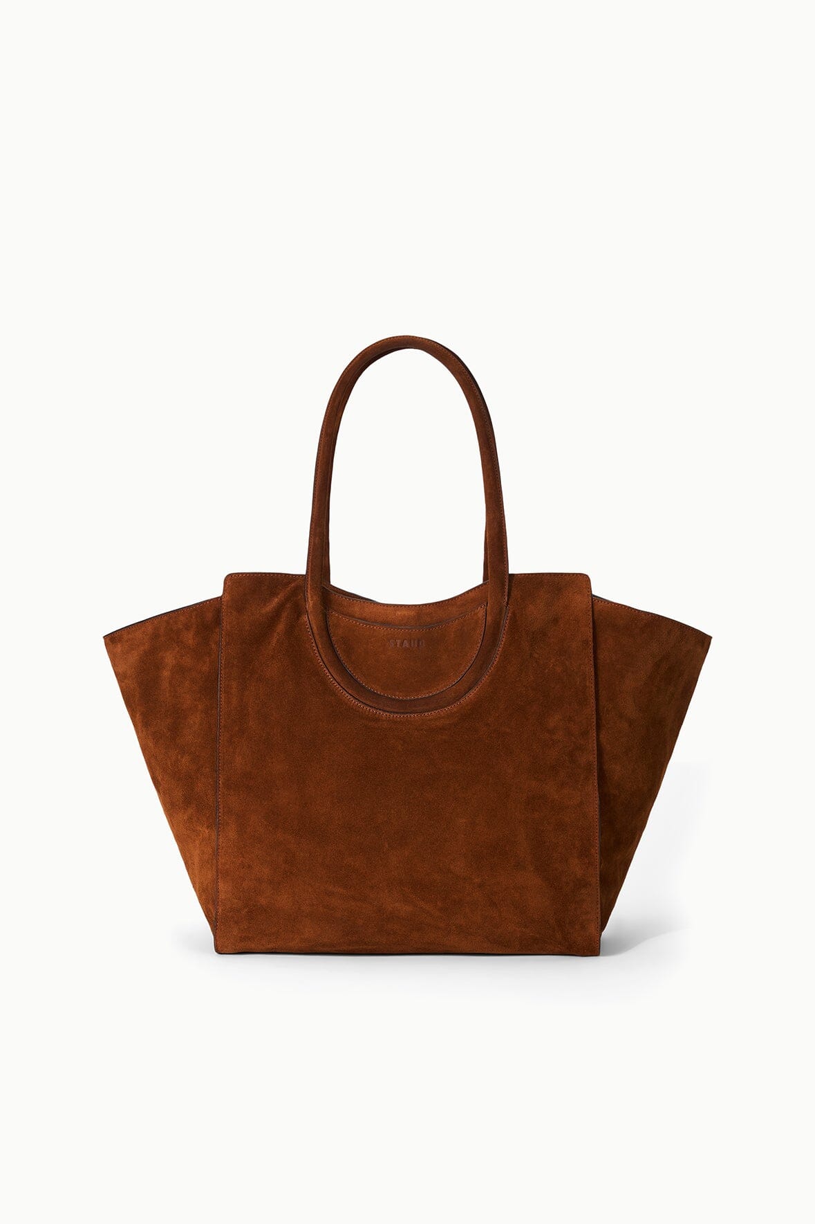MAUDE TOTE BAG | TABAC SUEDE