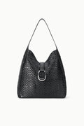 MAYA HOBO BAG | BLACK WOVEN
