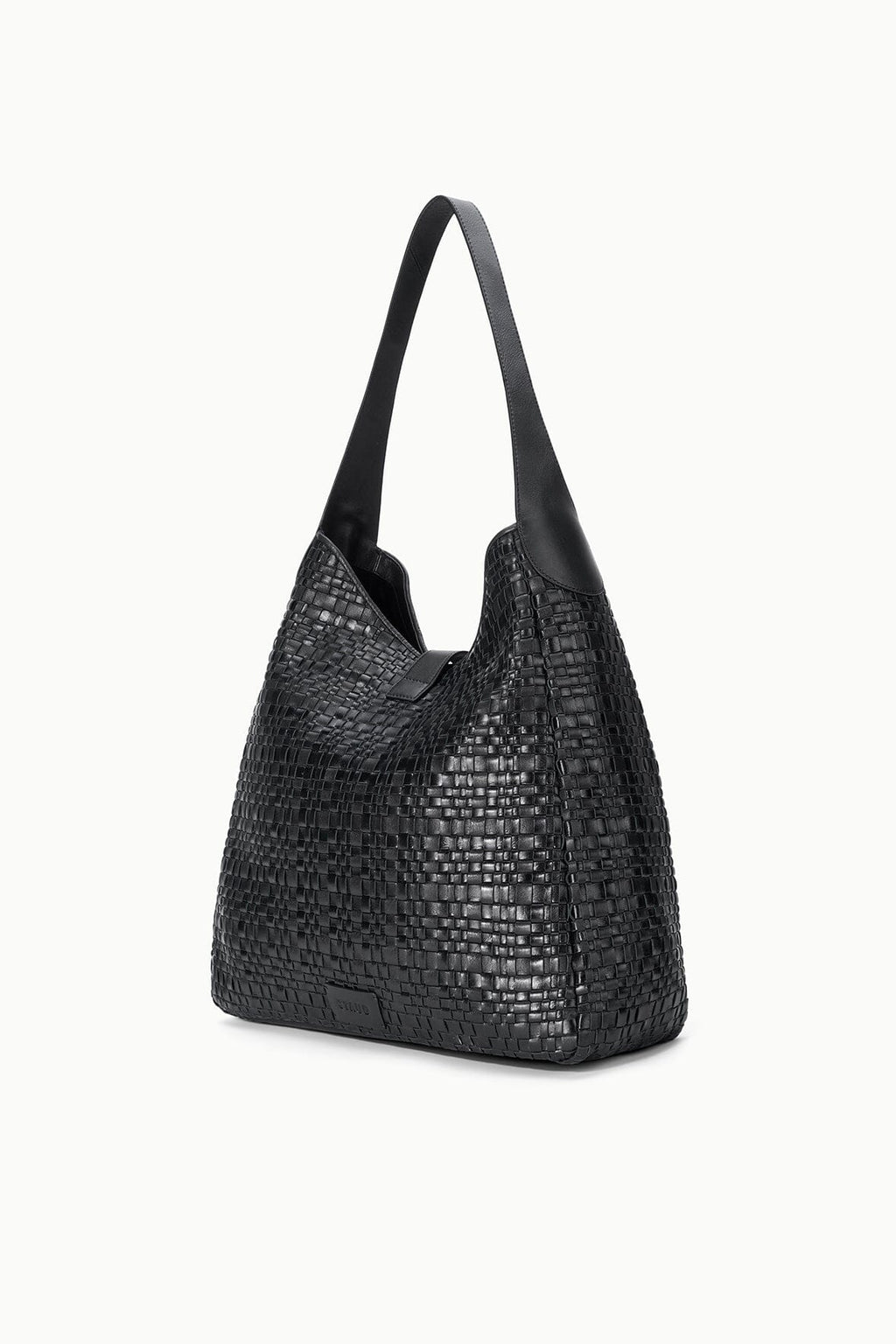 MAYA HOBO BAG | BLACK WOVEN
