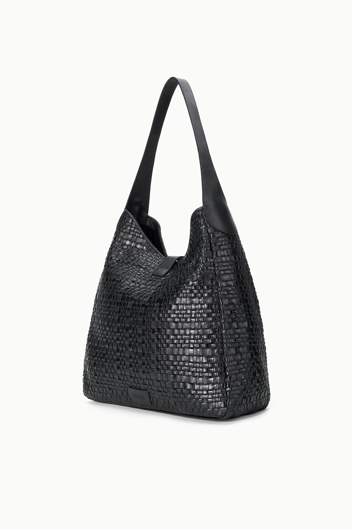 MAYA HOBO BAG | BLACK WOVEN