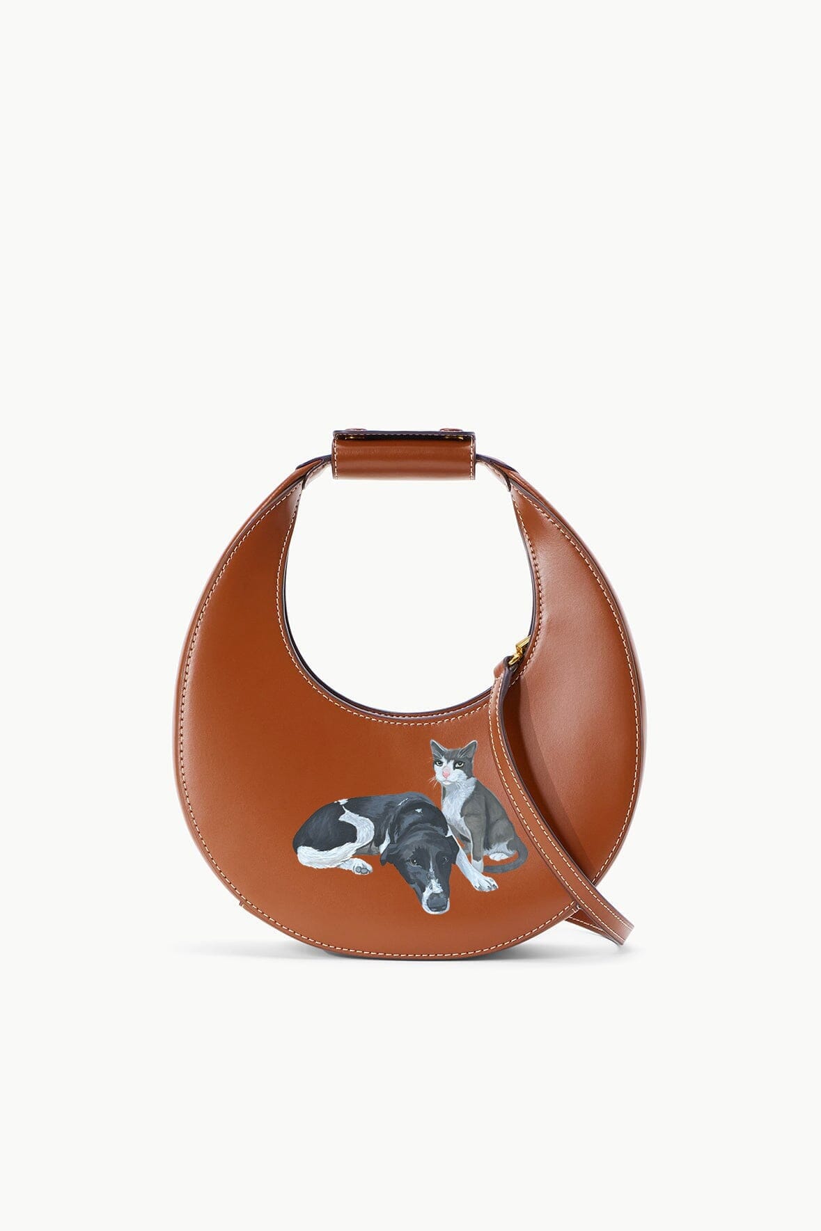 CUSTOM MINI MOON BAG | TAN