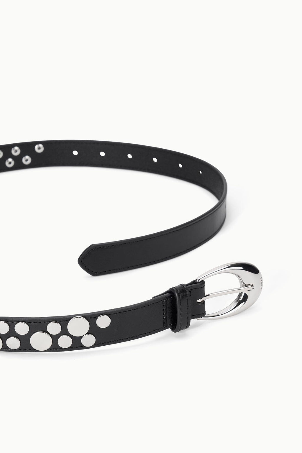 MOON BUCKLE BELT | RIVETS