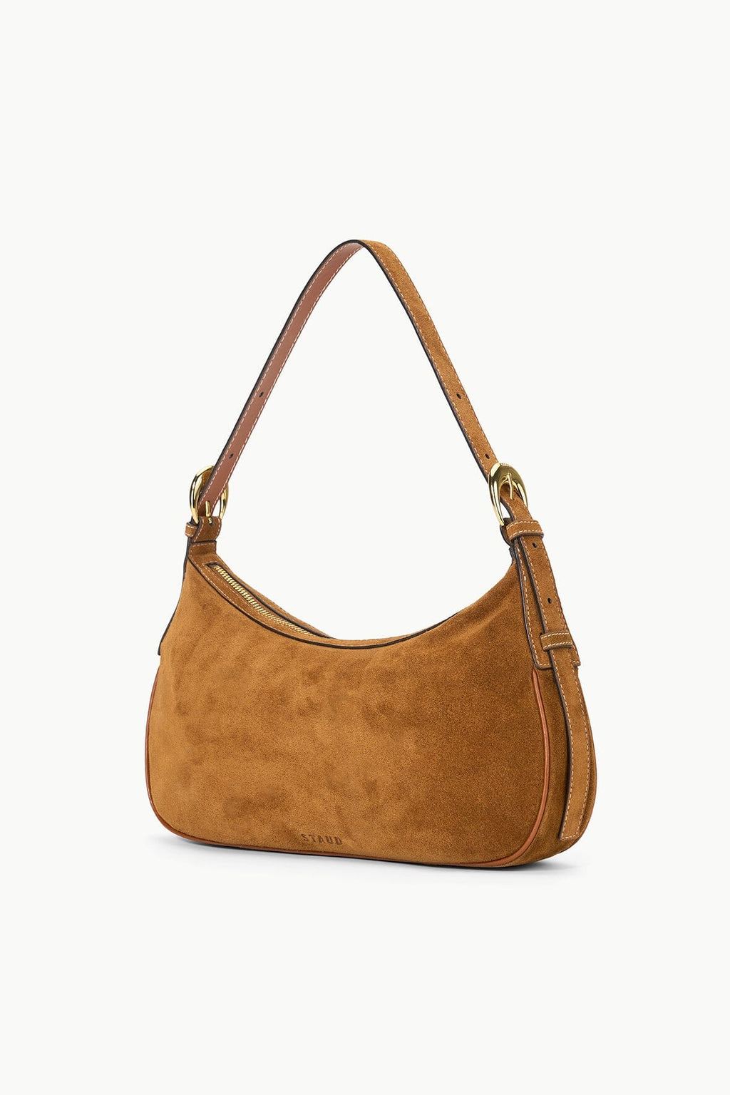 PINE SHOULDER BAG | TAN SUEDE