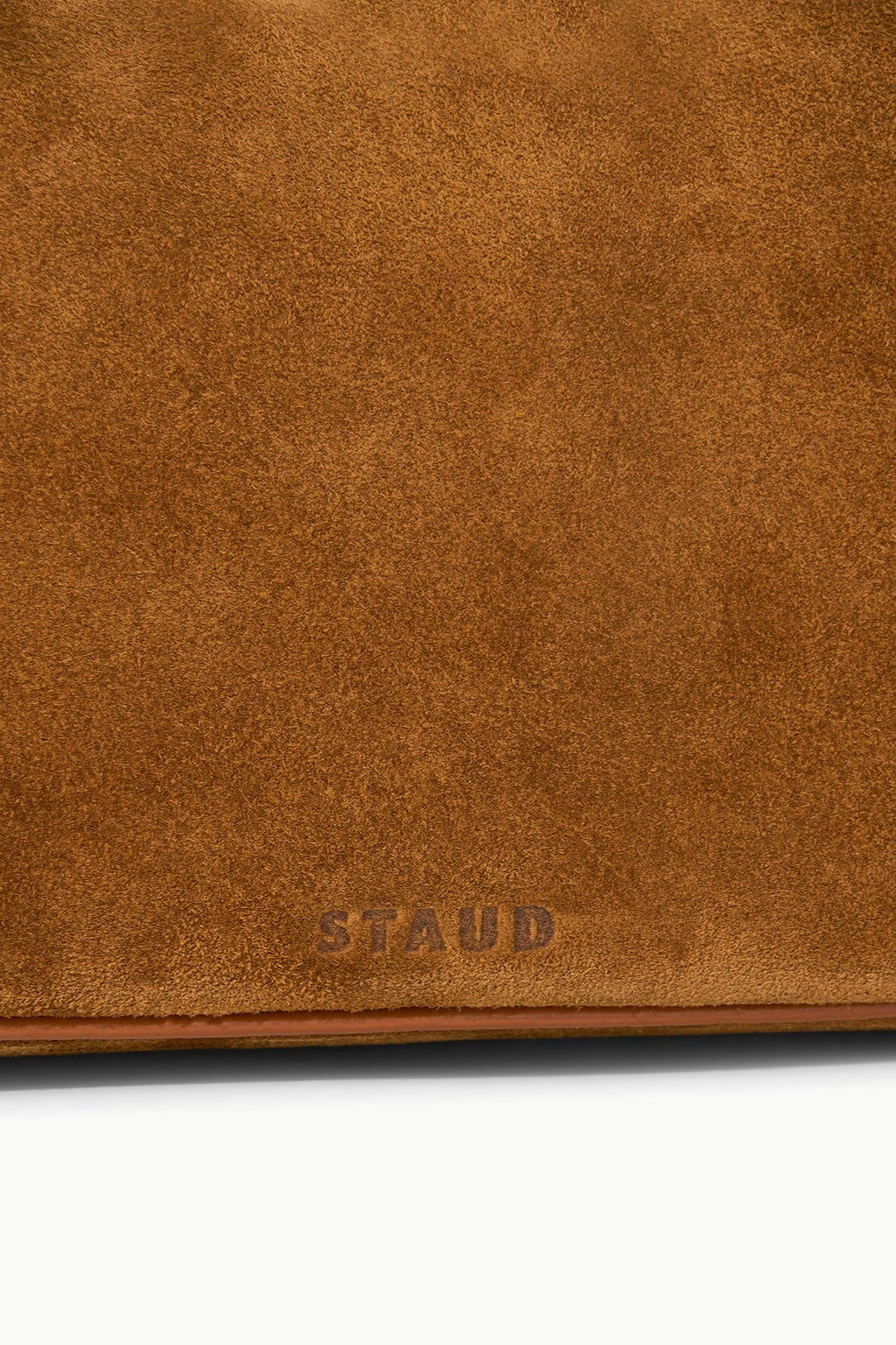 PINE SHOULDER BAG | TAN SUEDE