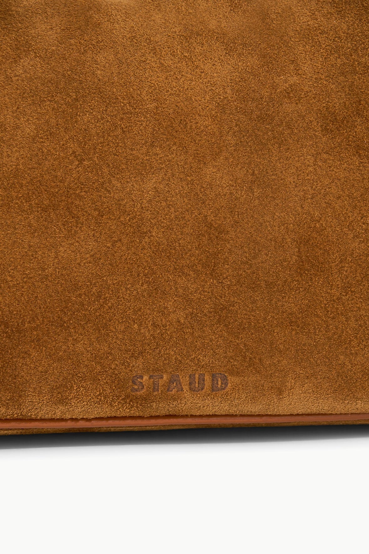 PINE SHOULDER BAG | TAN SUEDE