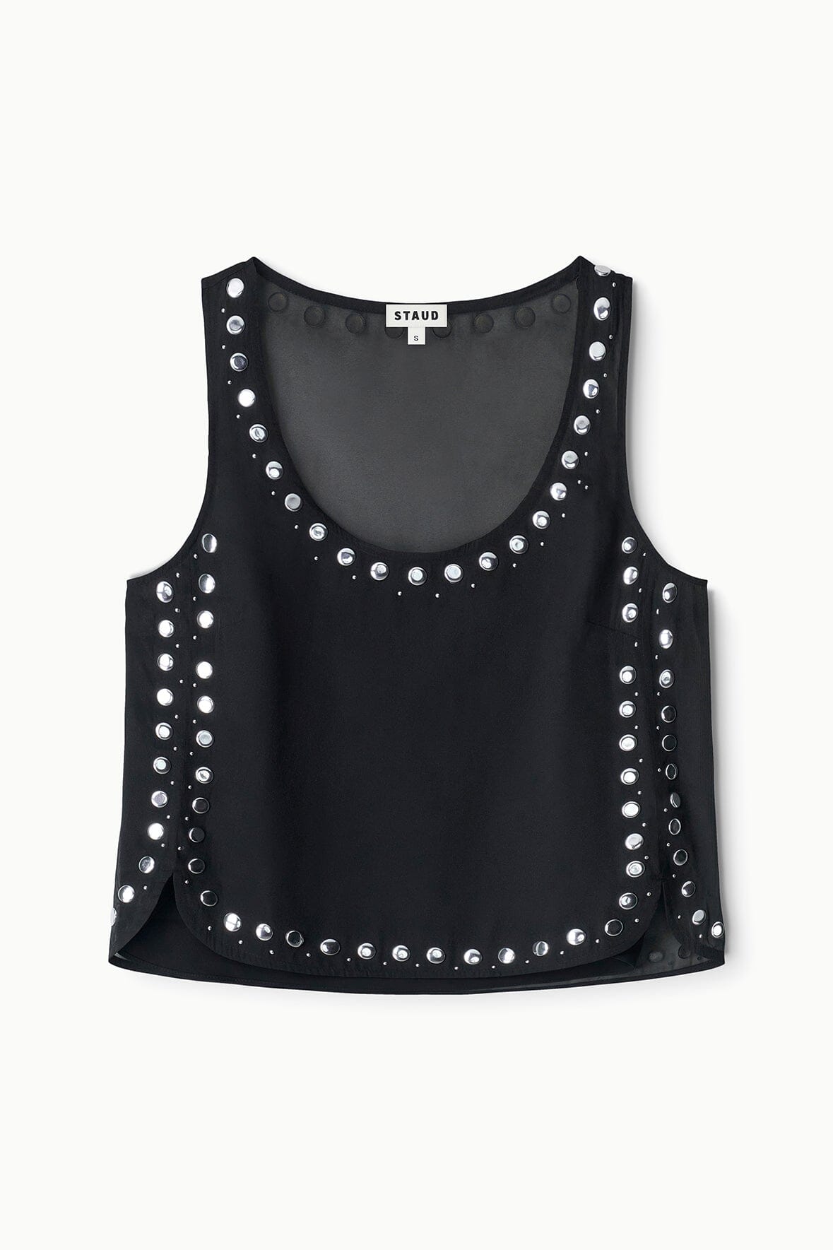 CARA TOP | BLACK STUDS