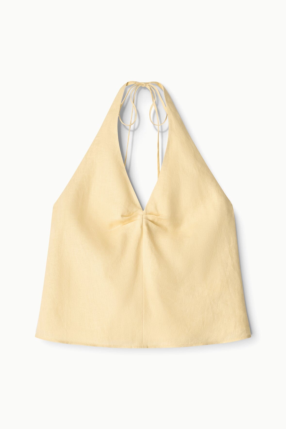 CORSO LINEN TOP | BUTTER