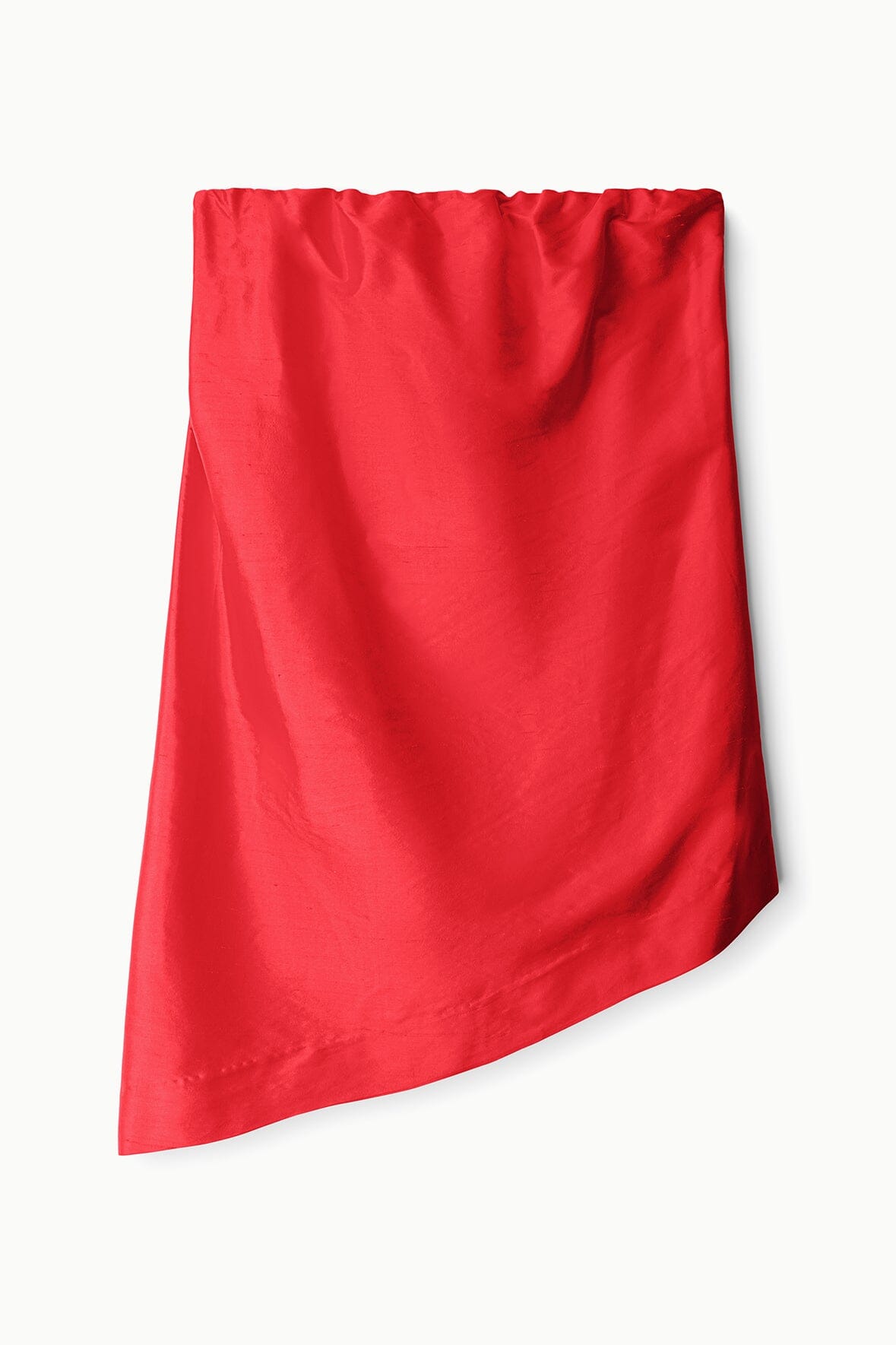 GEORGIA CONVERTIBLE SILK DUPIONI TOP | RED ROSE