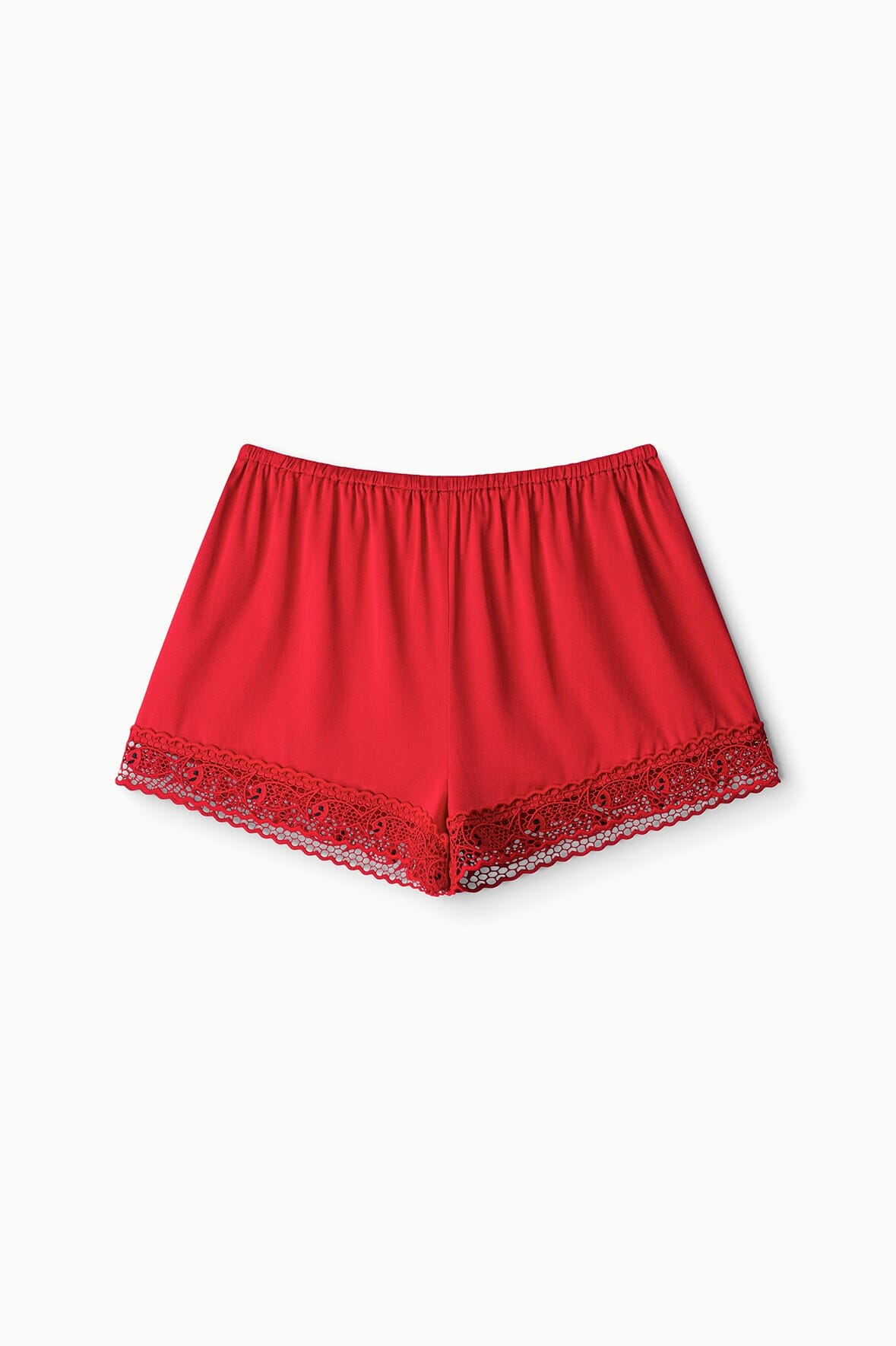 PADDLE SILK SHORT | TOMATO