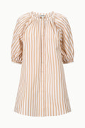 MINI VINCENT DRESS | KHAKI STRIPE