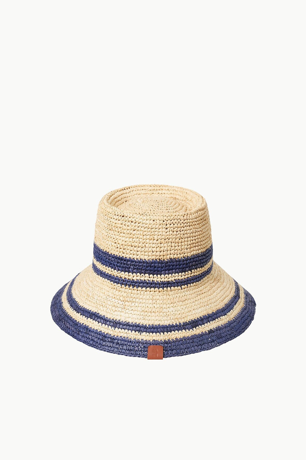 RITA BUCKET HAT | NATURAL NAVY