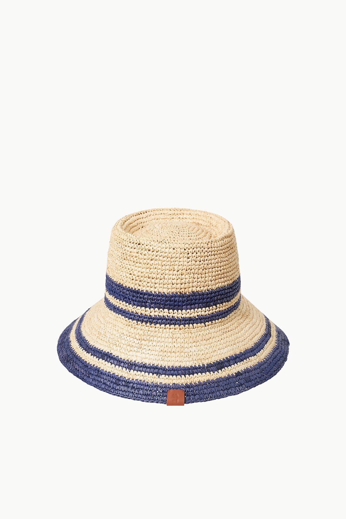RITA BUCKET HAT | NATURAL NAVY