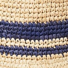 RITA BUCKET HAT | NATURAL NAVY