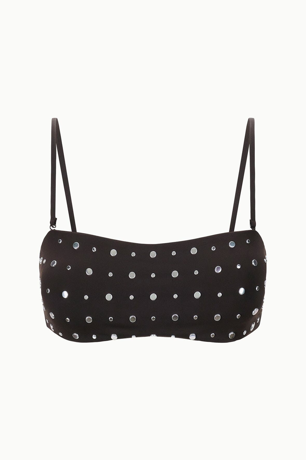 SARA BIKINI TOP | ESPRESSO STUDS