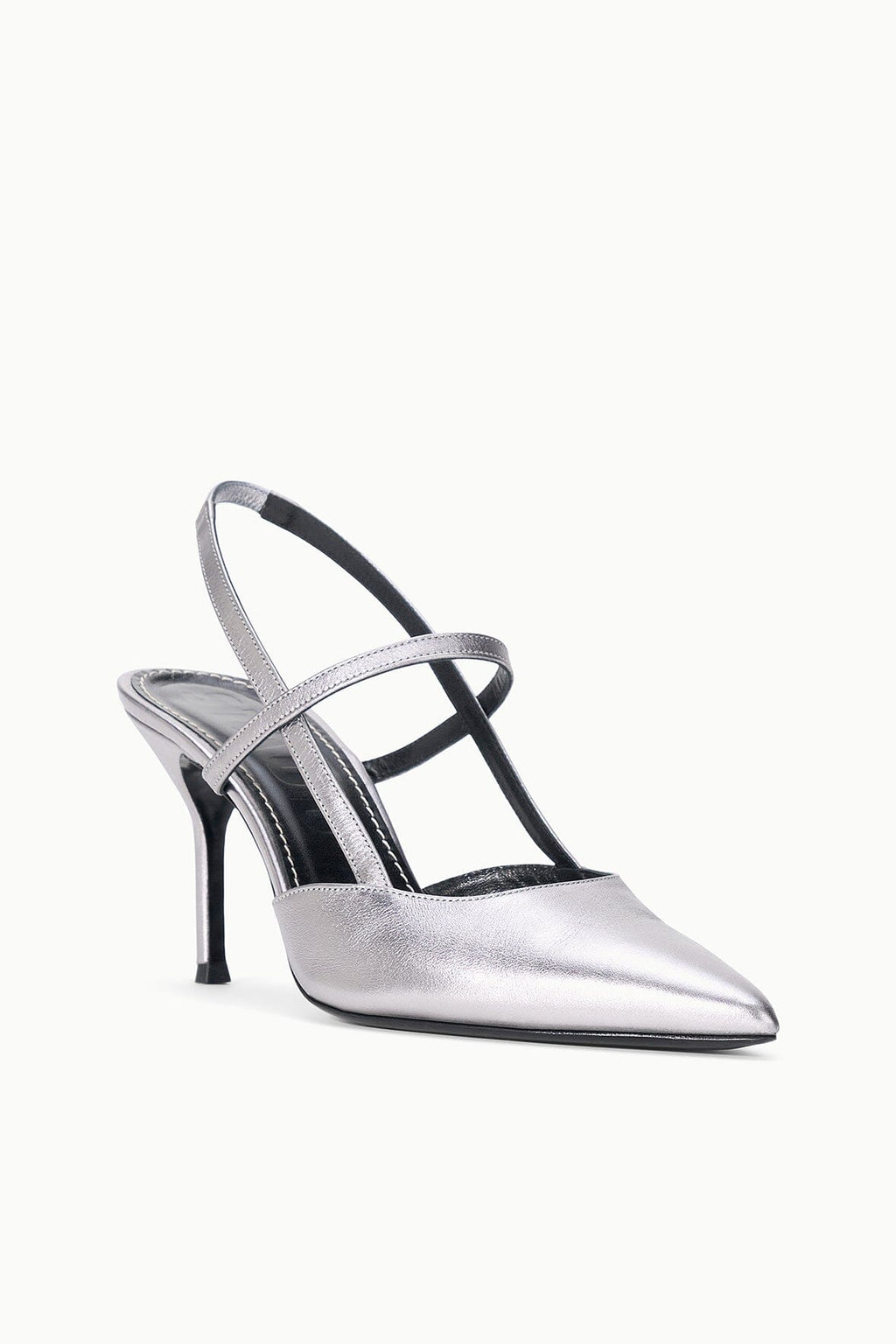 SEBASTIAN HIGH HEEL SLINGBACK | PEWTER