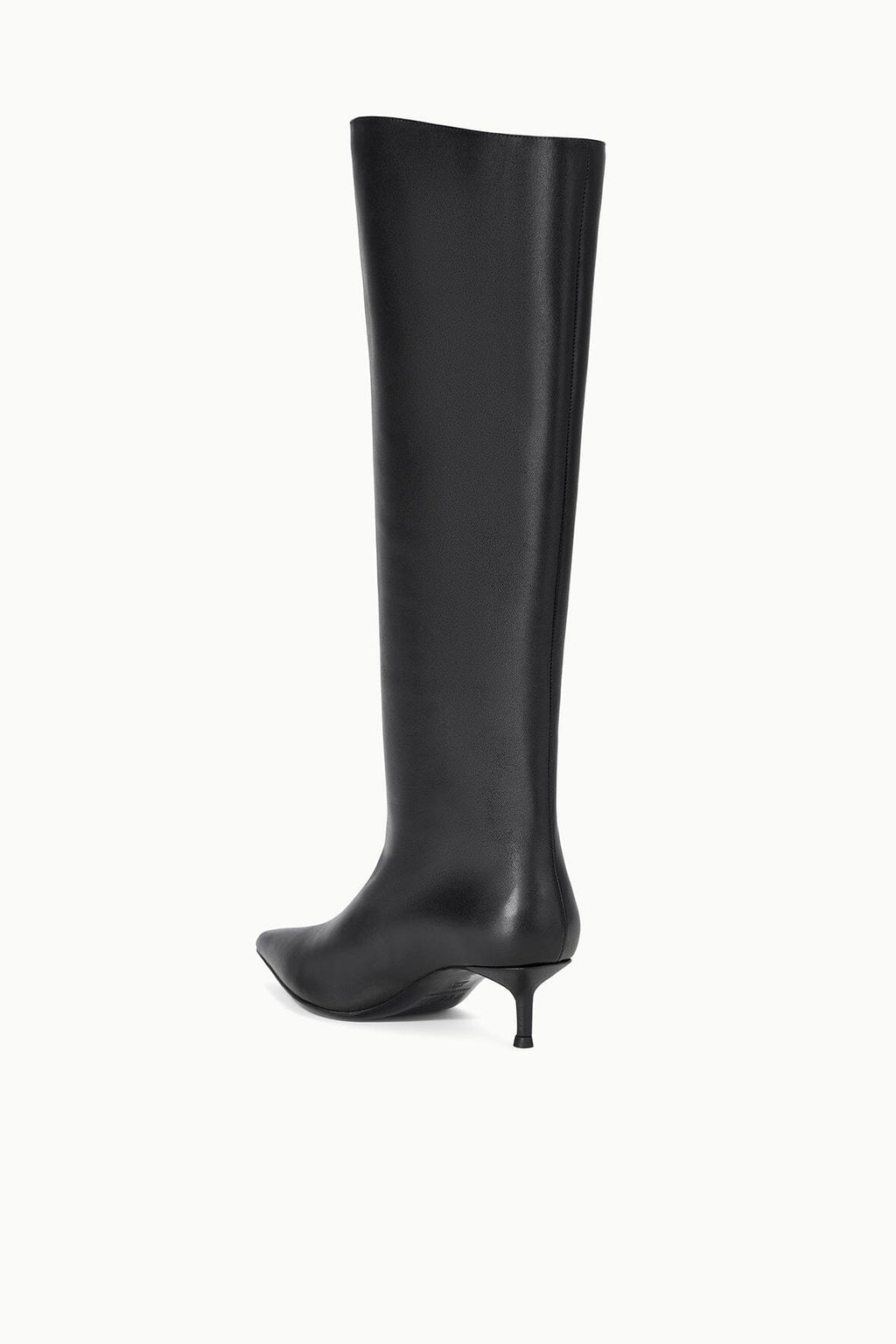 SEBASTIAN KITTEN HEEL BOOT | BLACK