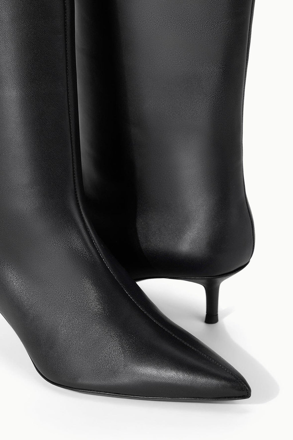 SEBASTIAN KITTEN HEEL BOOT | BLACK