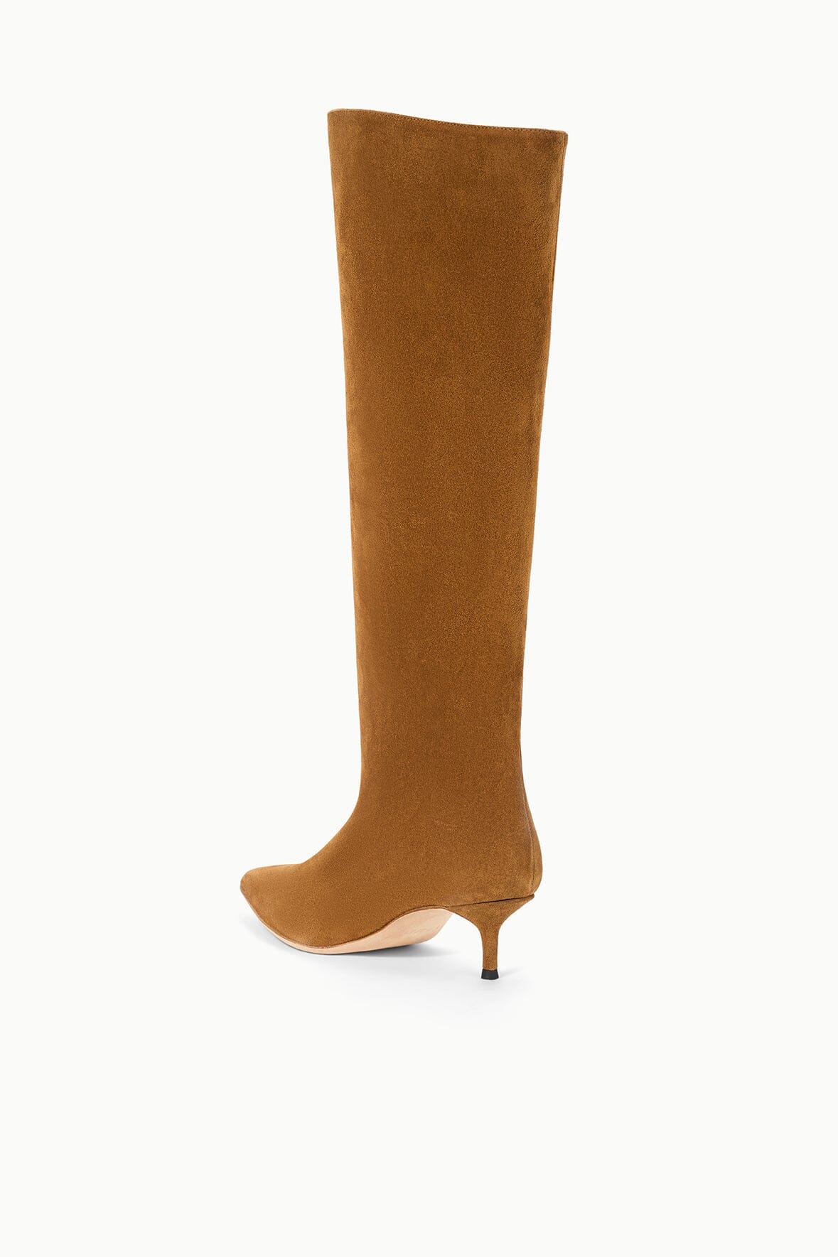 SEBASTIAN KITTEN HEEL BOOT | TAN