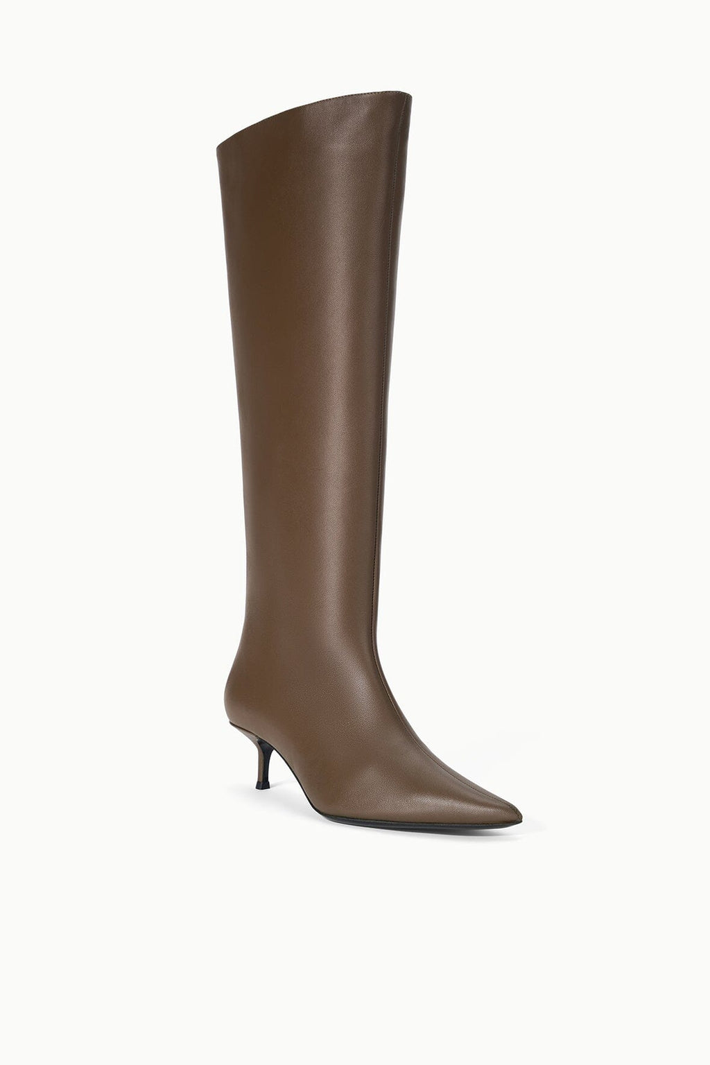 SEBASTIAN KITTEN HEEL BOOT | TRUFFLE