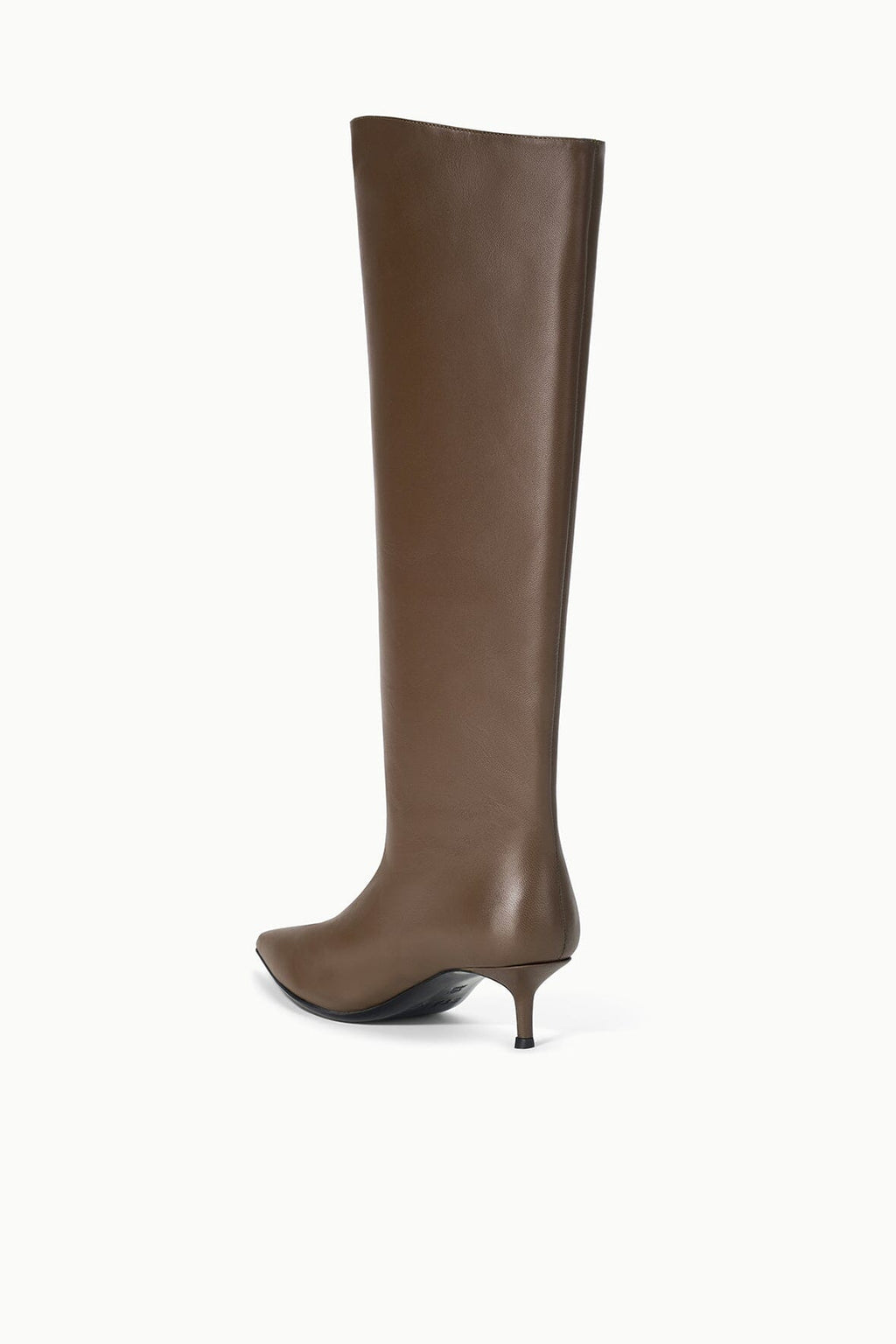 SEBASTIAN KITTEN HEEL BOOT | TRUFFLE