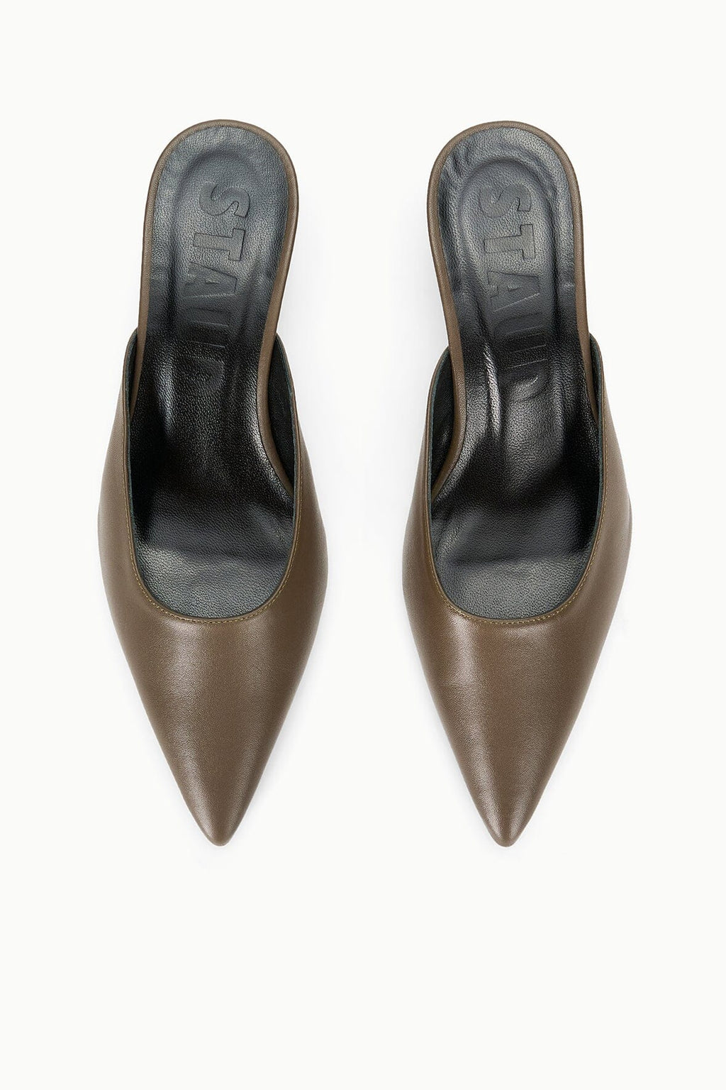 SEBASTIAN KITTEN HEEL MULE | TRUFFLE