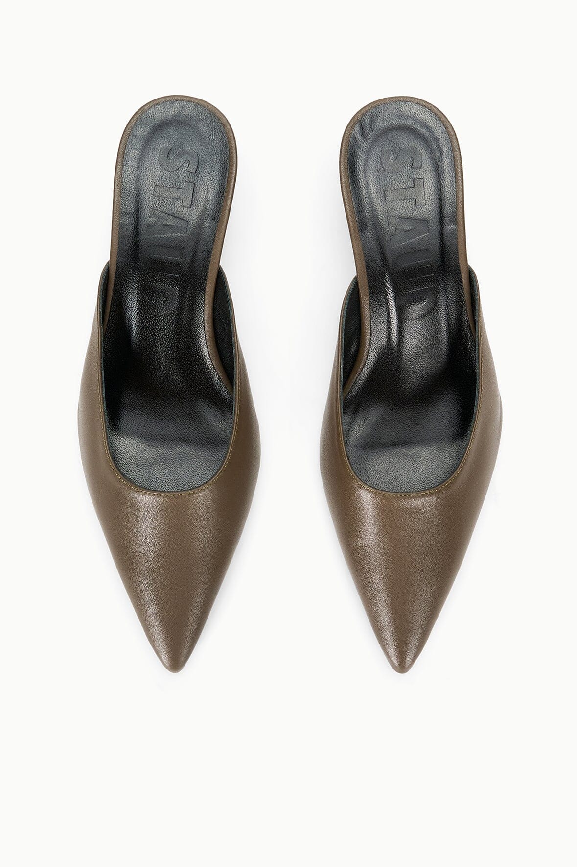 SEBASTIAN KITTEN HEEL MULE | TRUFFLE