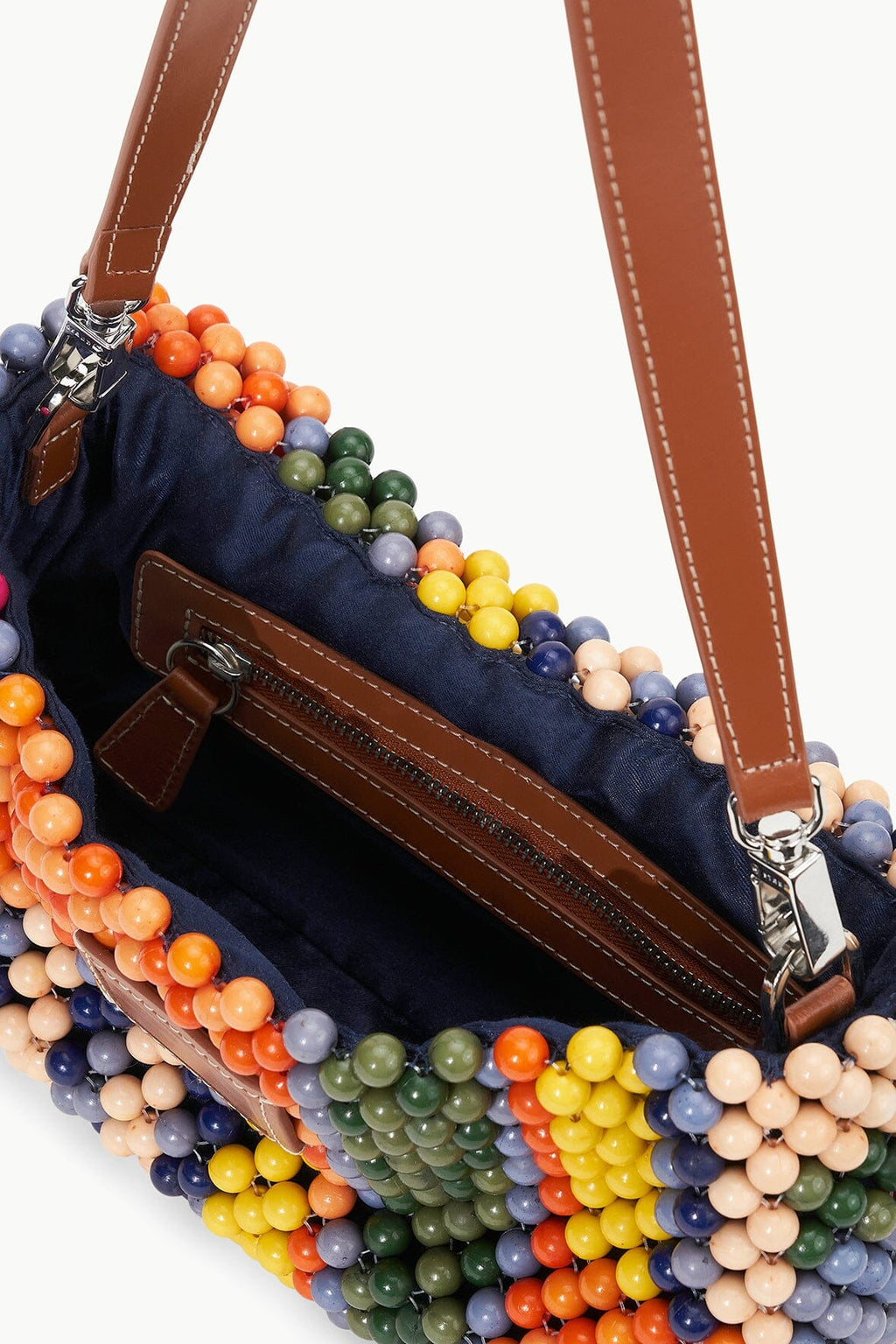 TIMMY SHOULDER BAG | MULTI BAYADERE STRIPE