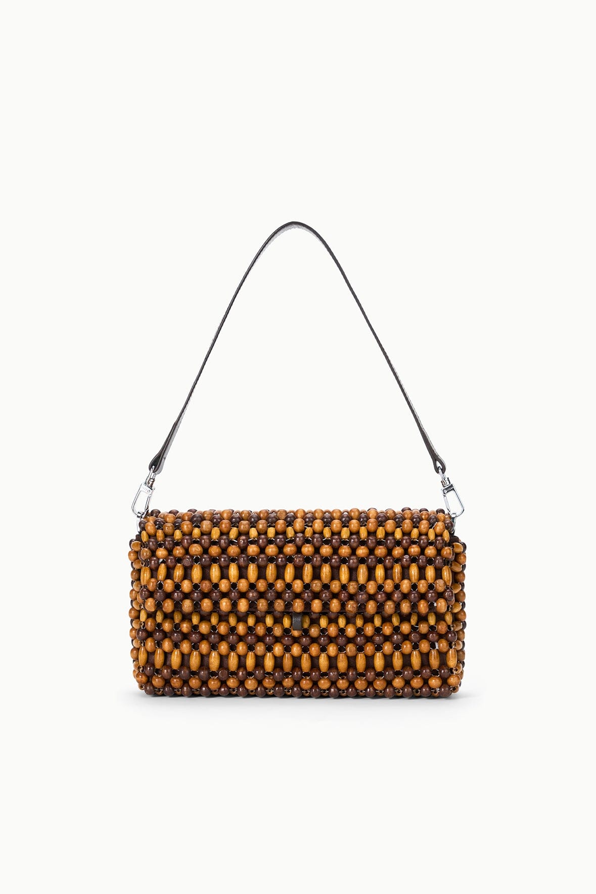 TIMMY SHOULDER BAG | MULTI WOOD BEADS