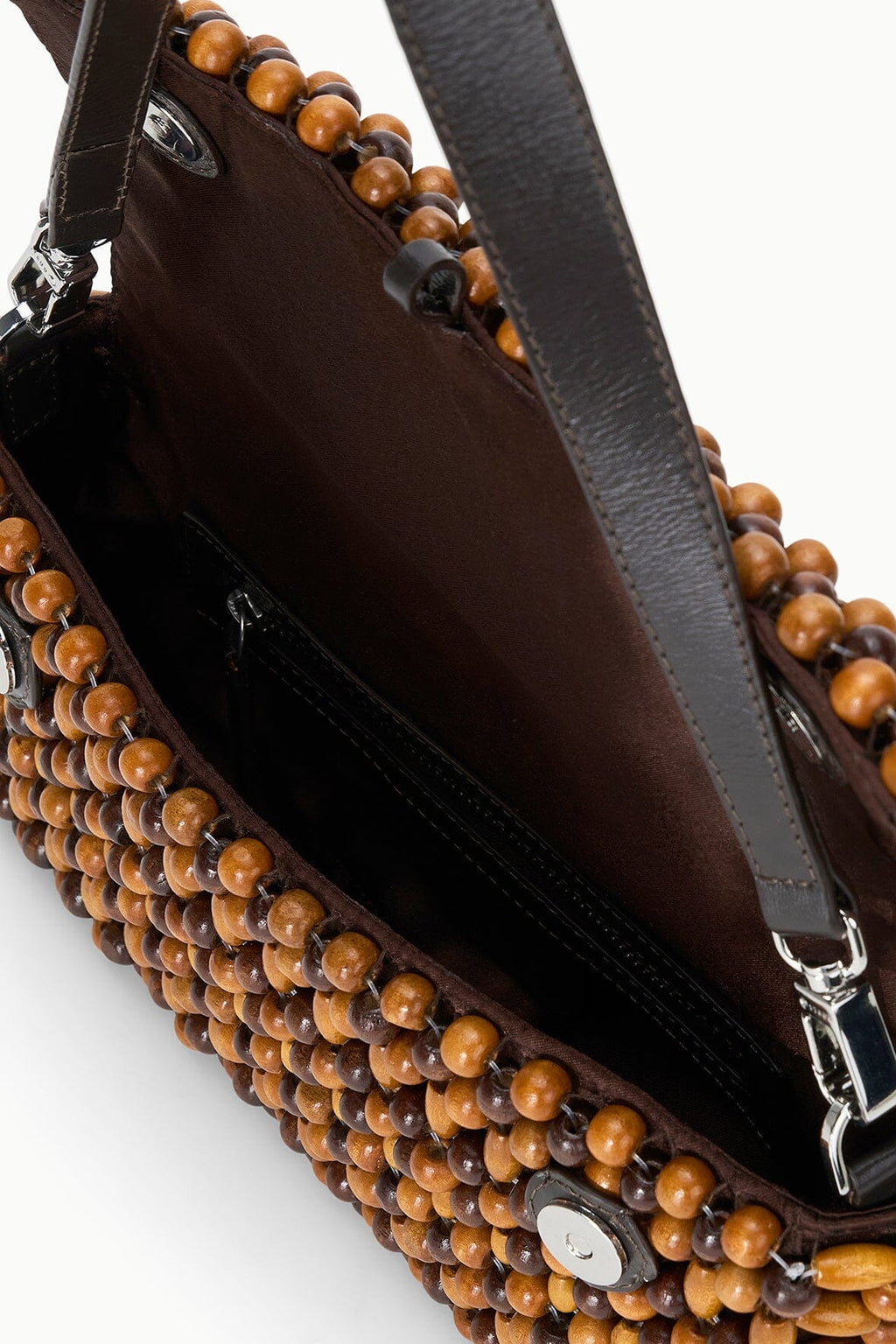 TIMMY SHOULDER BAG | MULTI WOOD BEADS