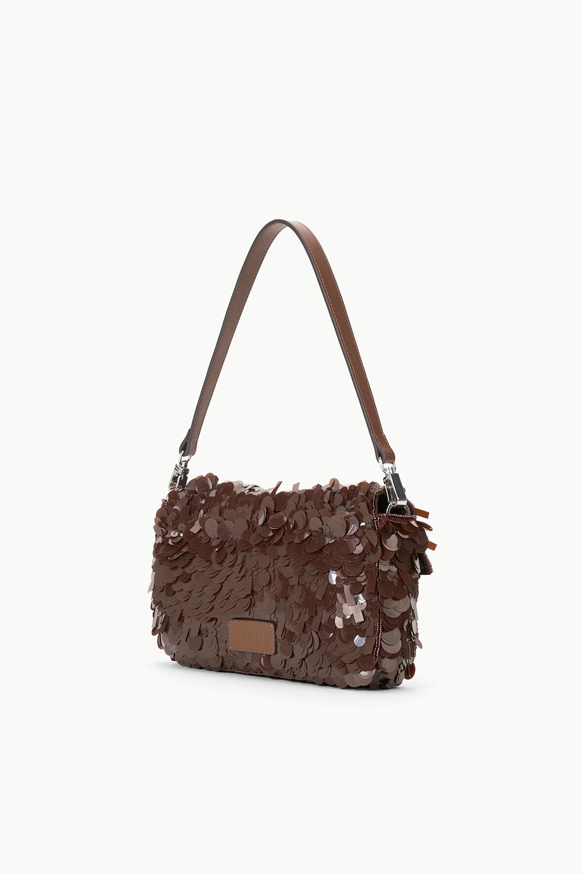 TIMMY SHOULDER BAG | CACAO SEQUINS
