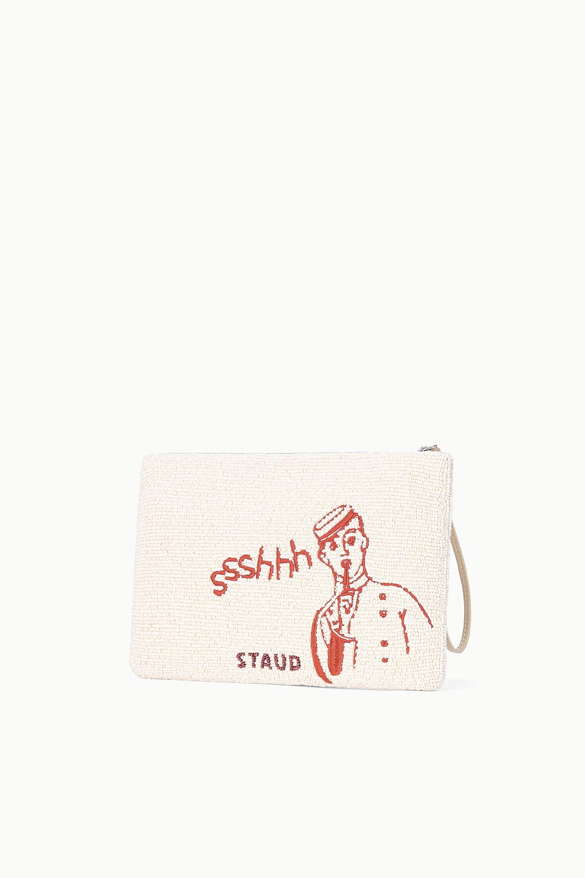 TOMMY BEADED LARGE POUCH | DO NOT DISTURB