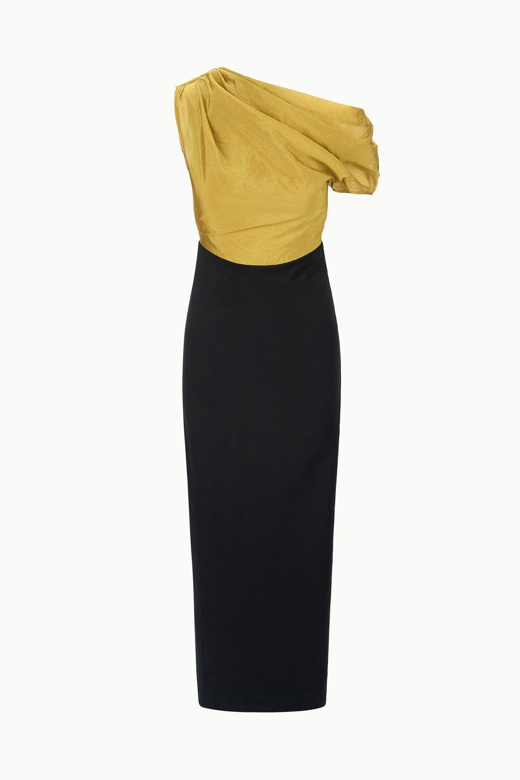 TOPAZ DRESS | CHARTREUSE BLACK